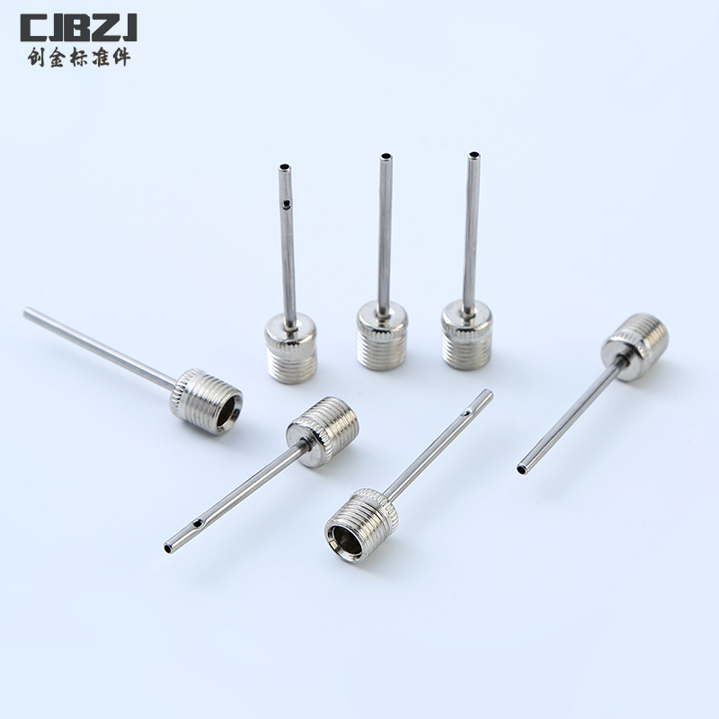 Оптовая игла для воздушного насоса, портативная игла для мяча, футбольного, волейбольного, надувного аксессуара