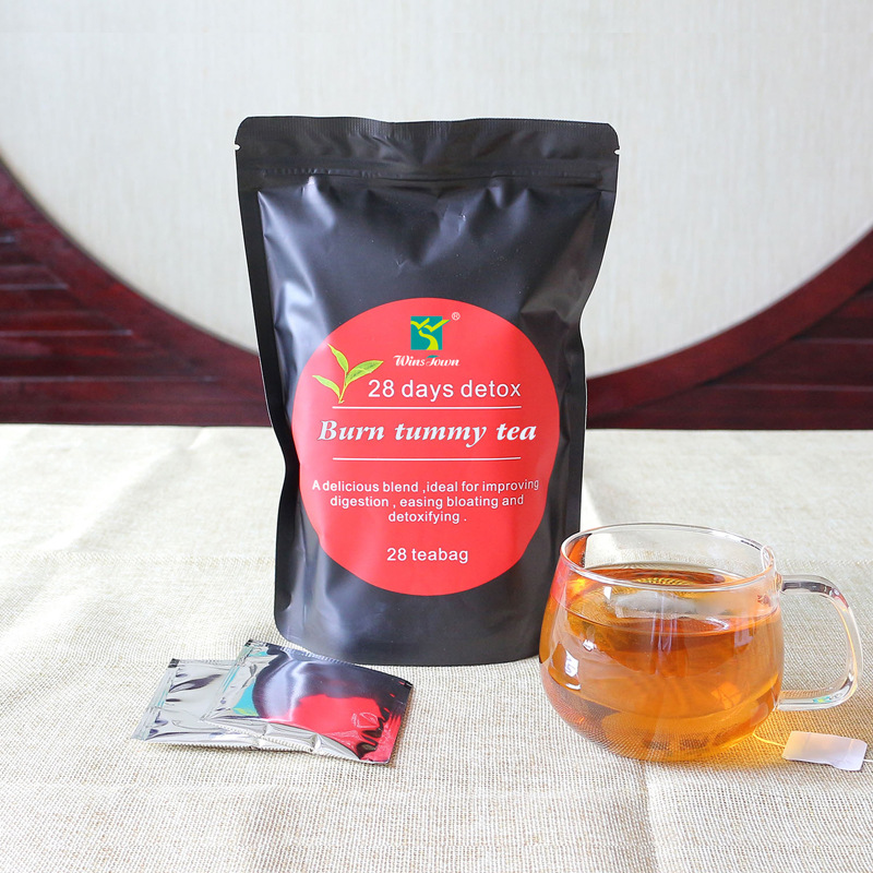 Cross-Border 28 Day Bury Tummy Slimming Tea Flat Belly Tea Weight Loss Tea