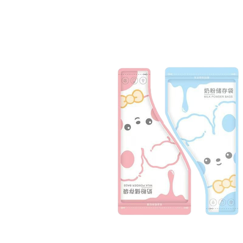 Disposable Bag, Portable Milk Powder Bag, Large-Capacity Storage Bag for Outing, Baby Fresh-Keeping Antibacterial Sealed Milk Powder Box