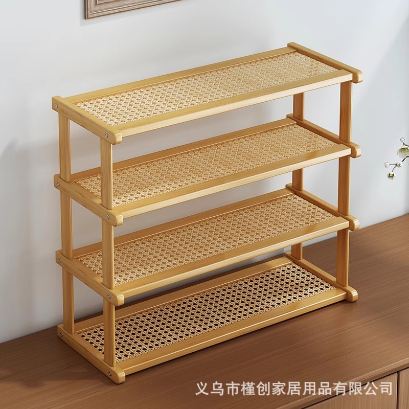 Desktop Small Storage Rack for Tea Sets, Simple Modern Purple Clay Teapot Display Cabinet