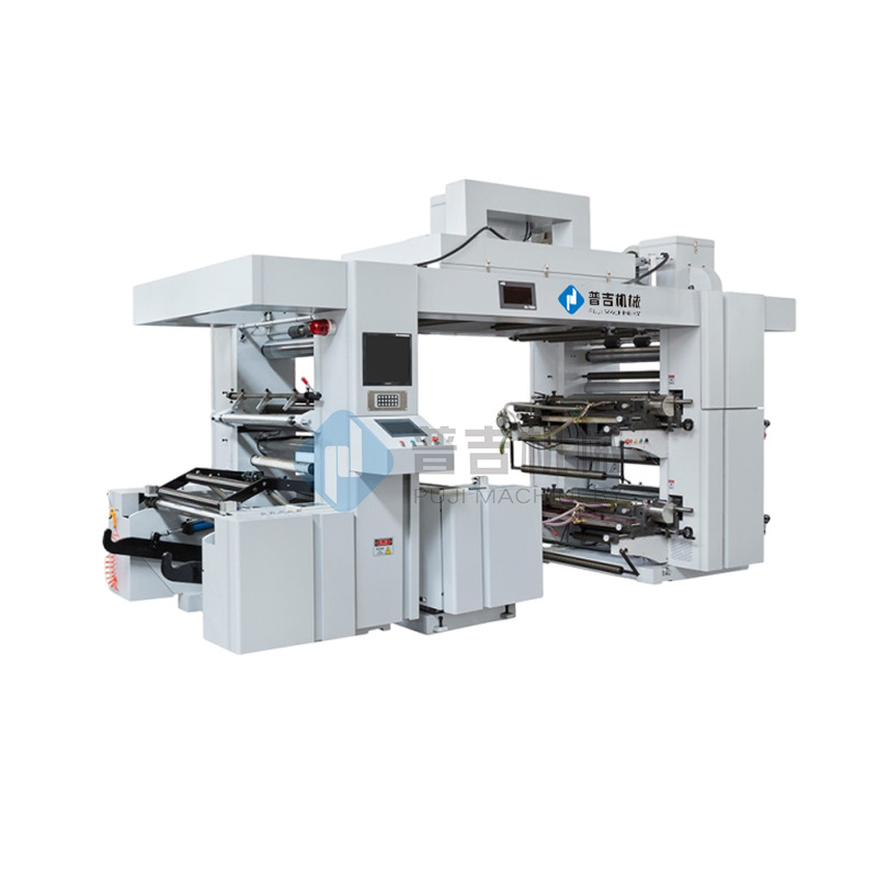 Четырехцветная флексографическая машина для печати на пленке, высокая скорость и широкий формат