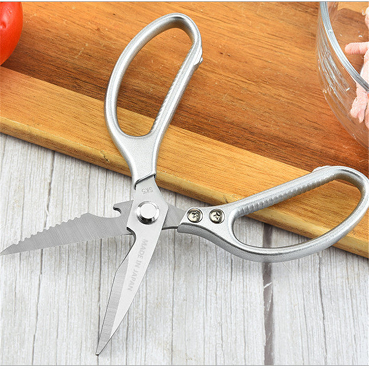 SK5 stainless steel generation four generation scissors strong multi-functional killing fish chicken bone scissors kitchen scissors chicken bone scissors cross border
