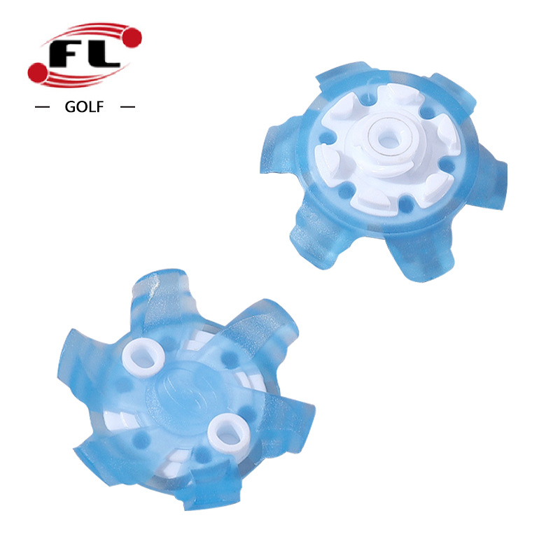 Foley Sports factory direct sales new golf spikes golf spikes fast rotating short teeth with hole spikes