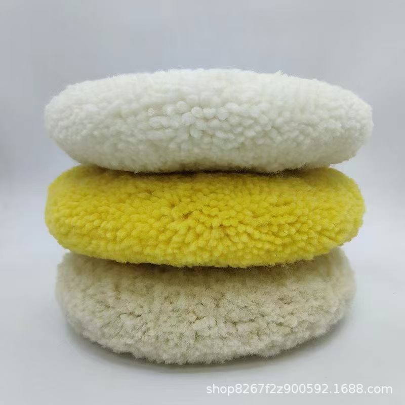 Wholesale in Stock 7inch Wool Ball Single-Sided Double-Sided Yarn Wheel Bulk Discount Polishing Semi-Automatic Workpiece