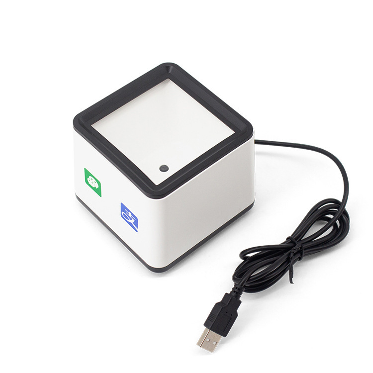 C5/RS40 payment code scanning box pharmacy medical insurance usb interface cash register prompt code scanning device payment small white box