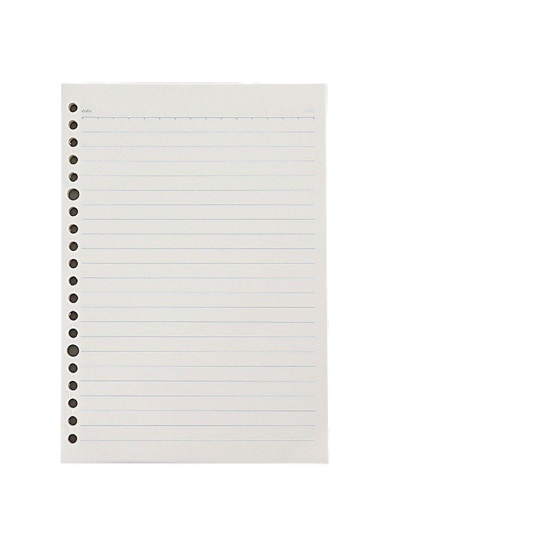 Loose-leaf notebook replaces core paper 20-hole notebook b5 blank notebook 26-hole a5 horizontal inner page paper wholesale
