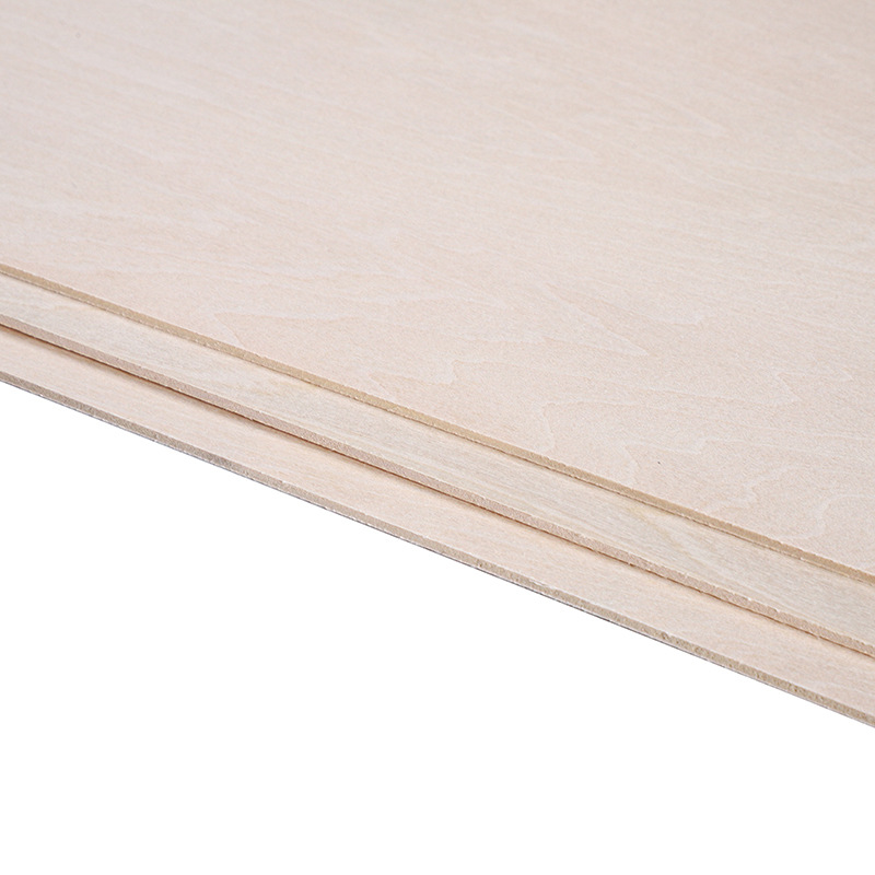 Wholesale 5mm glossy poplar wood splicing crafts plywood multi-layer plate laser cutting poplar plywood