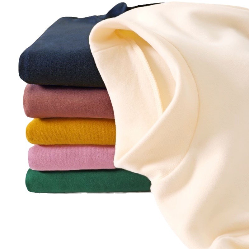 Детская футболка с полуворотником из флиса, теплая одежда для весны и осени, нижнее белье для детей среднего и большого размера