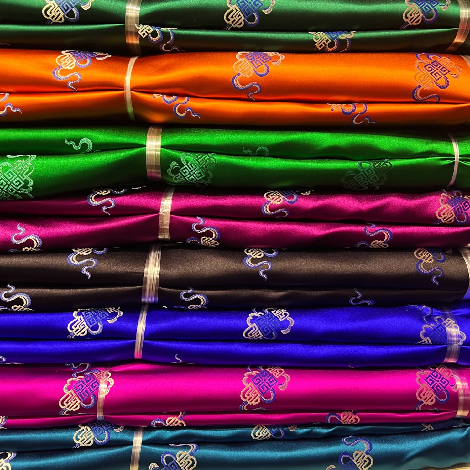 Лента квадратная brocade ткань этнический стиль тан suit чонгсам монгольская мантия жилет ткань для одежды этнических меньшинств