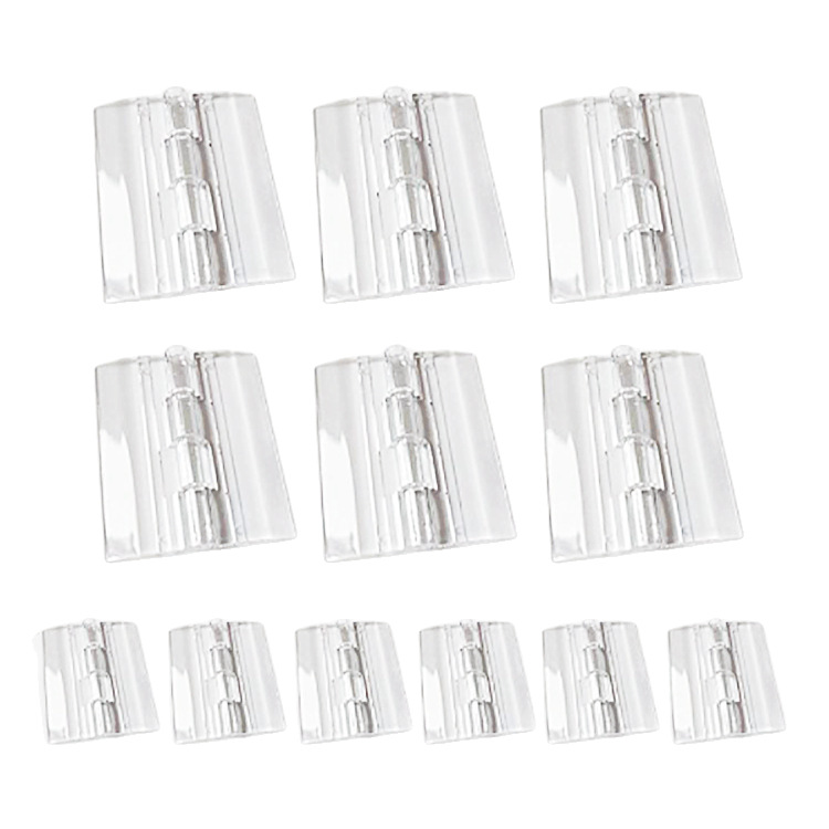 Strong Transparent Acrylic Hinge Plexiglass Hinge PMMA Crystal Folding Flip-Turning Loose-Leaves Can't Be Crushed