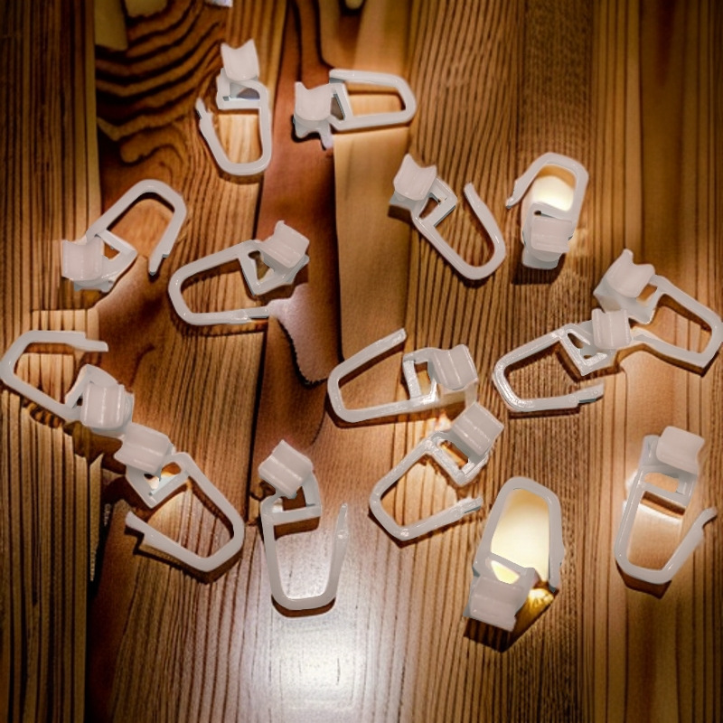 Curtain accessories track plastic hook buckle passenger car truck car curtain accessories hook buckle thickened card hook