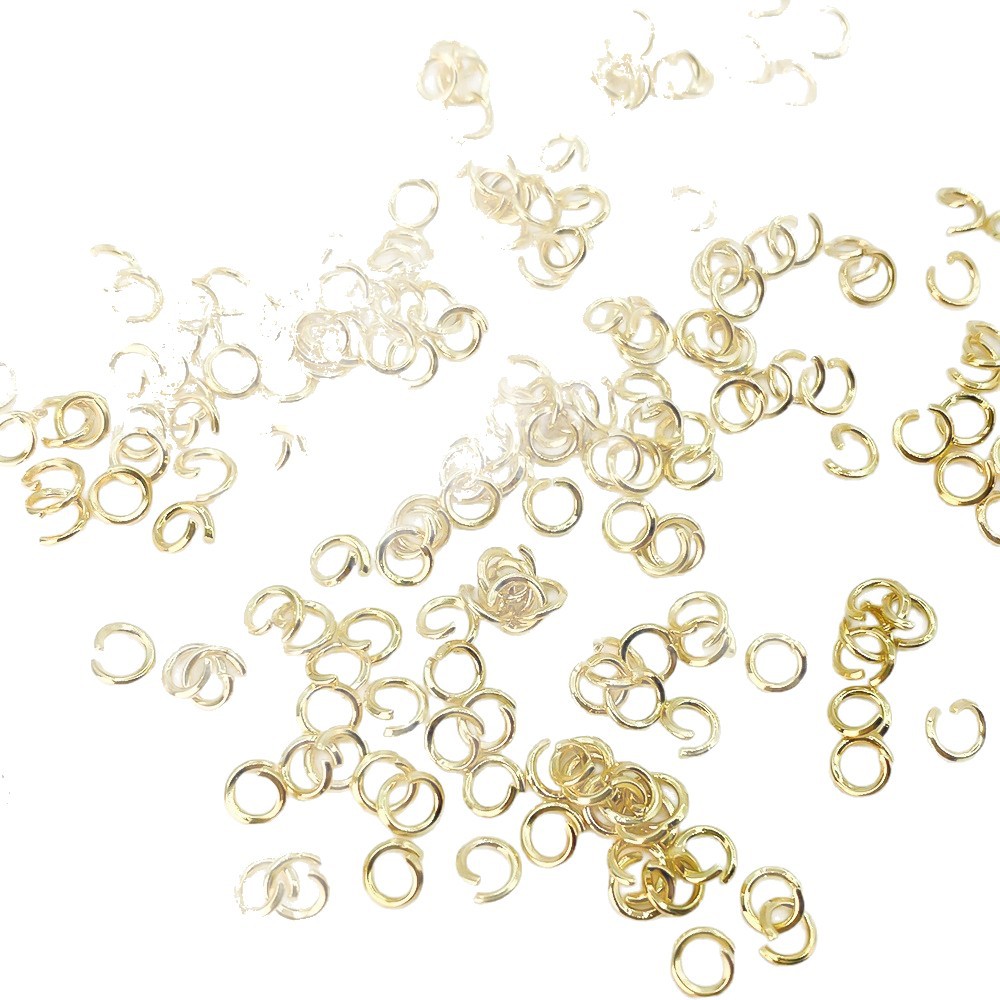 Jewelry Handmade Materials Connecting Rings Iron Rings Open Rings Accessories 7X4 Closed Rings Cross-Border Hot Sale