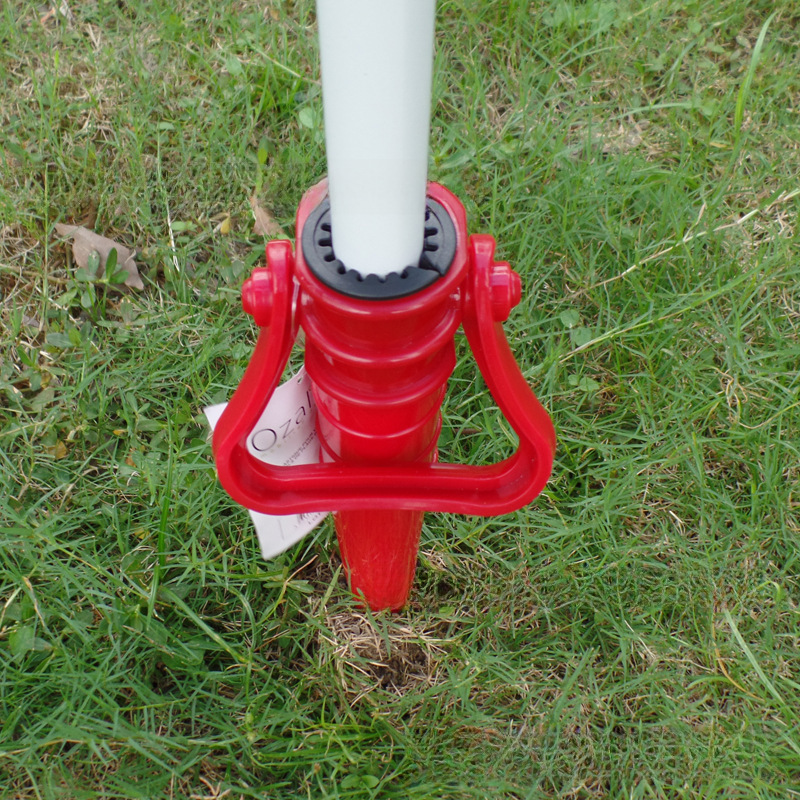 Factory in stock wholesale 45cm beach umbrella sun umbrella umbrella base beach umbrella plastic umbrella base plastic spiral umbrella plug