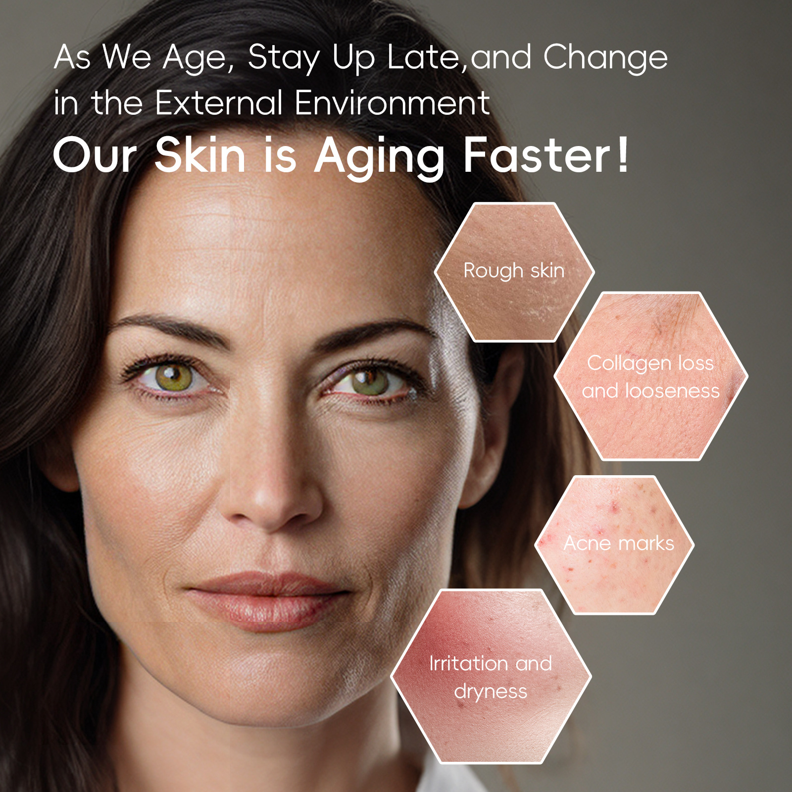 Cross-Border Laikou Korean Snail Protein Mask 25g Patch Mask Export Mask Full English in Stock