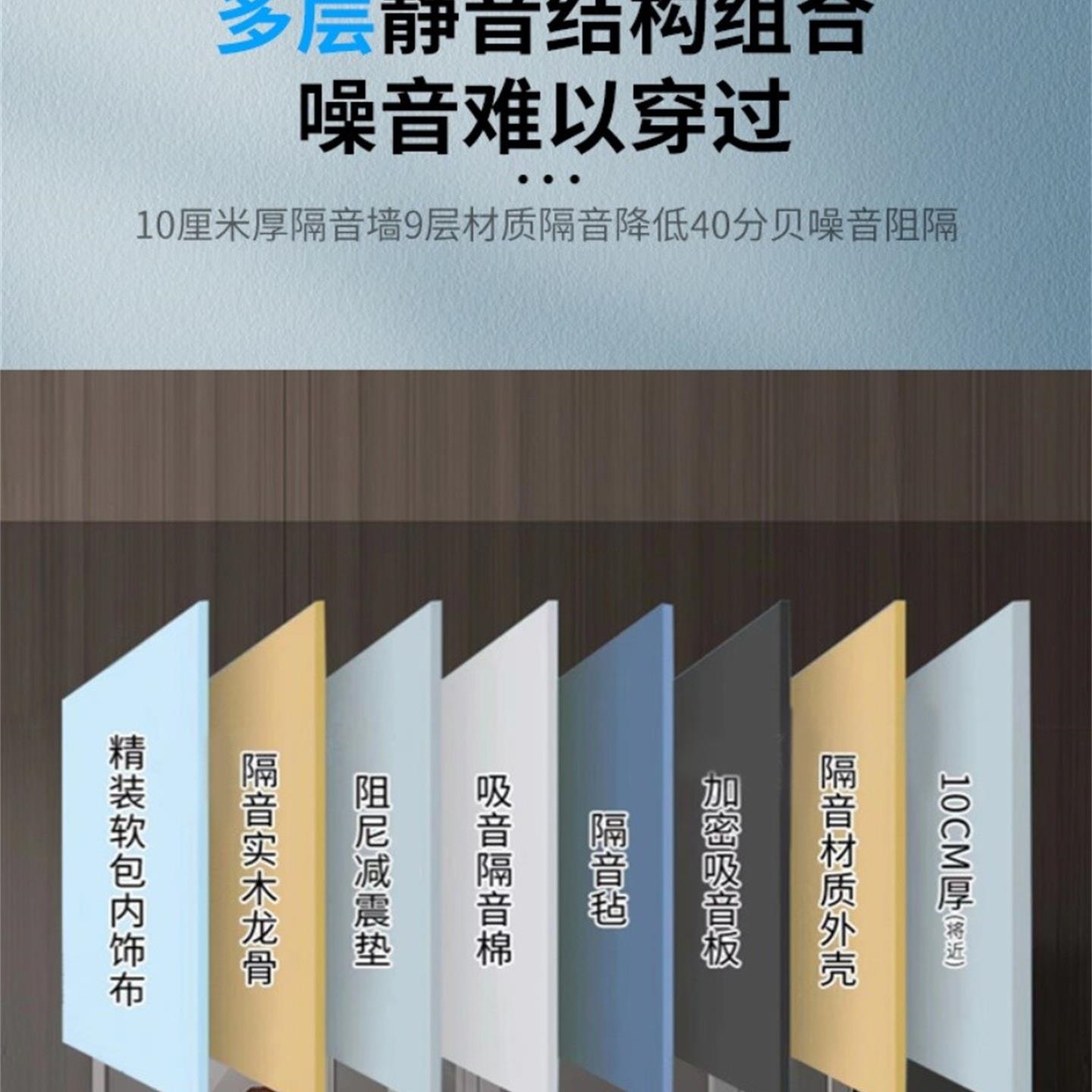 Home Soundproof Room Sleep Cabin Silent Room Mobile Recording Studio Drum Set Piano Soundproof Cabin Study Warehouse Live Broadcast Room