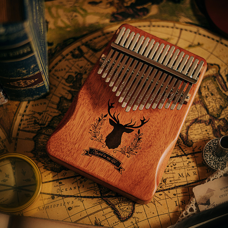 Экспорт Amazon трансграничное палецное пианино калимба 21-тональное 17-тональное