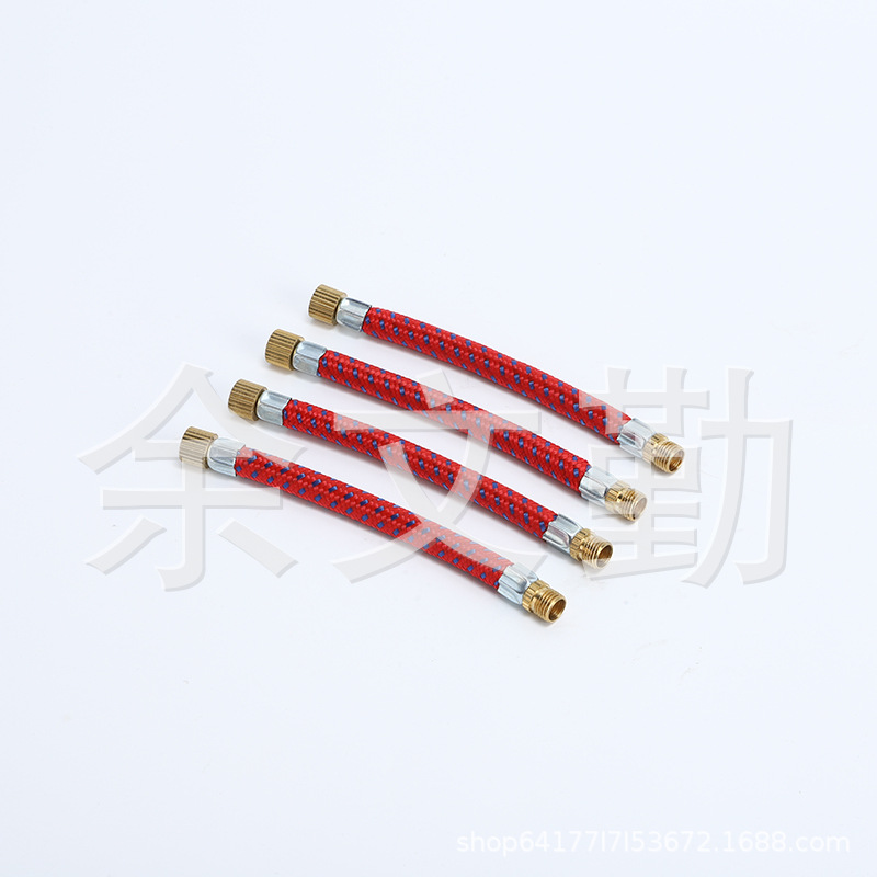 Air Inflator Extension Tube Inflator Fittings Hose Inflation Connecting Tube Inflation Tube Small Gas Belt Copper Head Air Belt