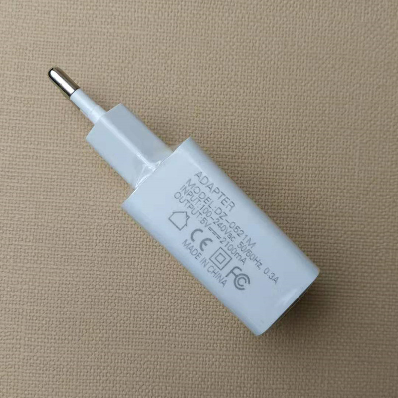 Cross-border CE certification 5V2A European standard charger 5V1A charging head USB power adapter mobile phone fast charging headlight