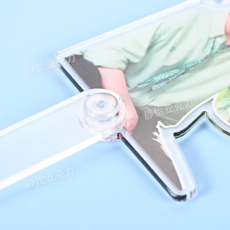 Acrylic Handheld Photo Check-In Card Customized Concert Selfie Stick DIY Star Peripheral Support Check-In Stick