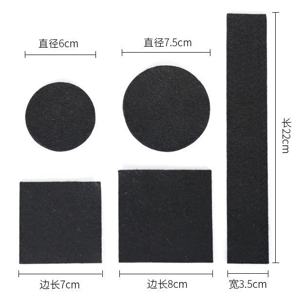 Чаша для благовоний из черного алюминия, огнеупорный хлопок, подставка для ароматерапии