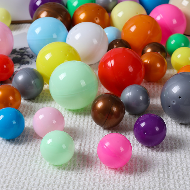 Factory Wholesale Gashapon Toys Transparent Gashapon Shell Gashapon Machine Special Colorful Gashapon Ball Plastic Pp Ball Gift Ball