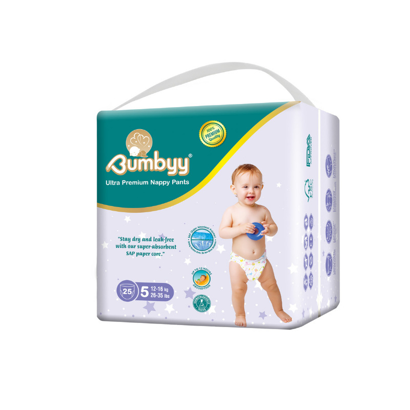 Oem Odm Baby Pull-Up Pants Customized Super Soft Baby Diapers Breathable Baby Pull-Up Pants