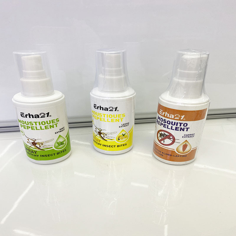 Erha21 new foreign trade cross-border mint anti-mosquito milk lemon anti-mosquito milk carotene anti-mosquito spray wholesale