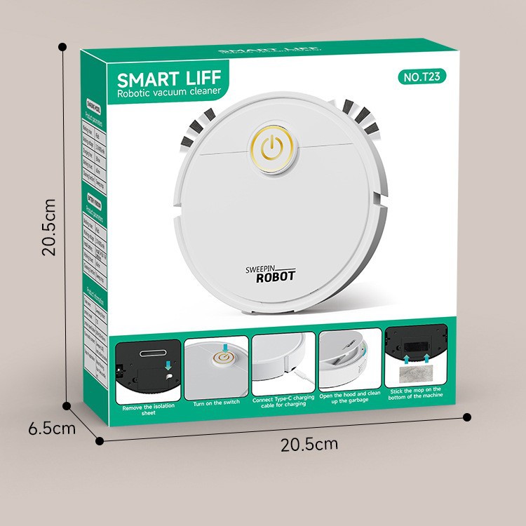 Cross-border monopoly intelligent sweep and drag machine 2024 new USB charging three-in-one sweep and drag gift wholesale