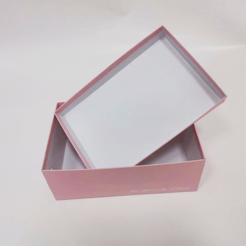 Manufacturers to Produce Shoe Box Colorful Molding Pink Women's Shoe Box Packaging Handmade Box
