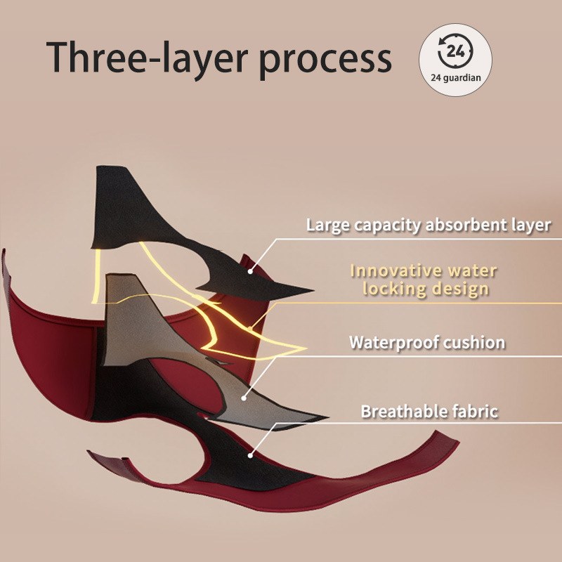 Plus size cross-border foreign trade physiological underwear women's briefs postpartum C- segment recovery low waist underwear