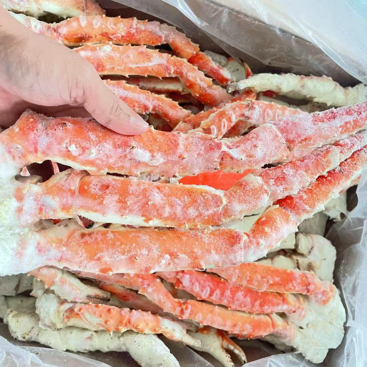 Russian King Crab Frozen Crab Legs, Crab Meat, Seafood, Ready-Made Frozen, Original Imported Frozen Batch of Crab Legs