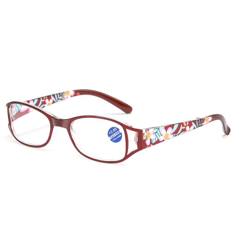 New folding reading glasses men and women anti-blue light stall glasses floral portable reading glasses reading glasses wholesale