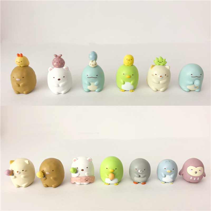 Оптовая продажа фигурок животных серии Уголок, милые украшения для дома