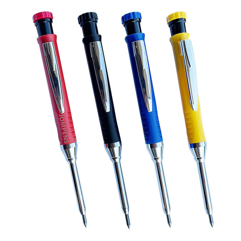 Cross-border deep-hole woodworking pencil special marking brush 2.8mm professional engineering woodworking pen marking pen