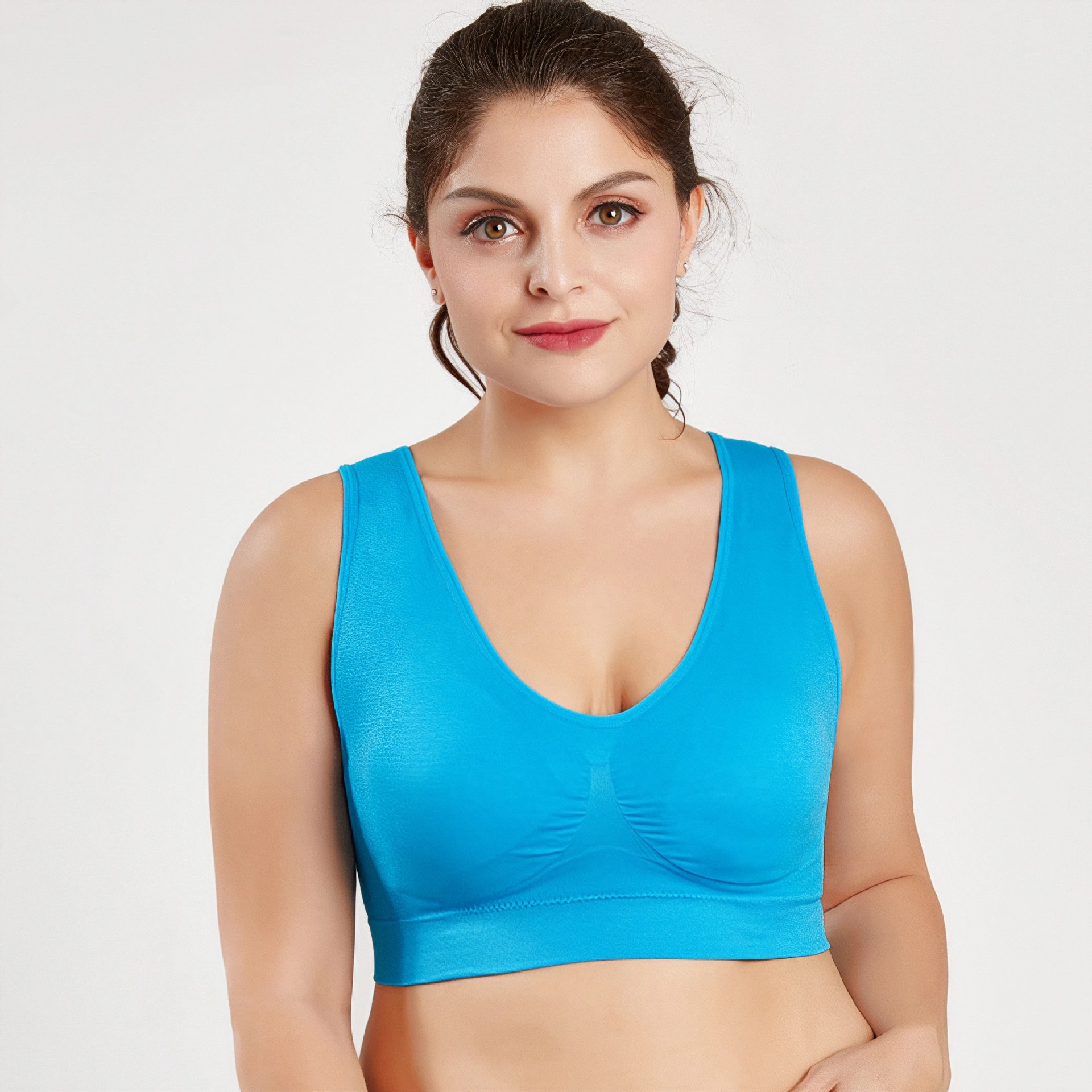 plus size bra Women's Small Vest Seamless Single Layer Chest Wrap Sleeping Yoga Sports Bra Vest