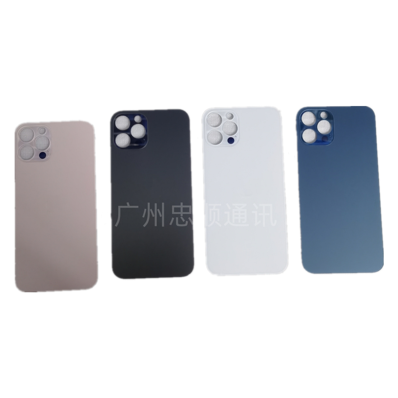 No-Disassembly Large-Hole Glass Back Cover Suitable for Apple 8P/Xsm/11/12/13/14Pmax Rear Glass Secondary Electroplating