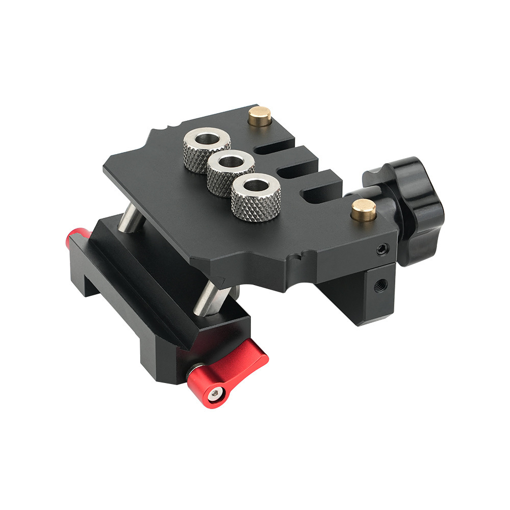 Woodworking New Aluminum Alloy High Tenon Panel Round Wood Tenon Puncher Precision Automatic Centering Tool Round Wood