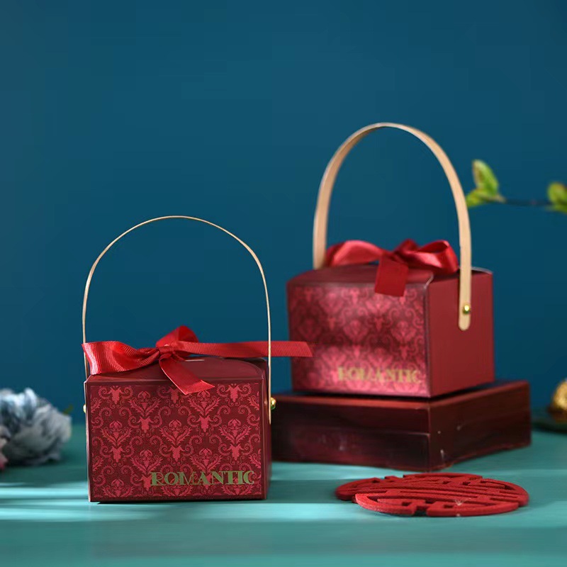 Wedding Candy Box 2025 New Chinoiserie High-End Wedding Candy Bag Wedding Engagement Accompaniment Gift Box Customized Accessible Luxury