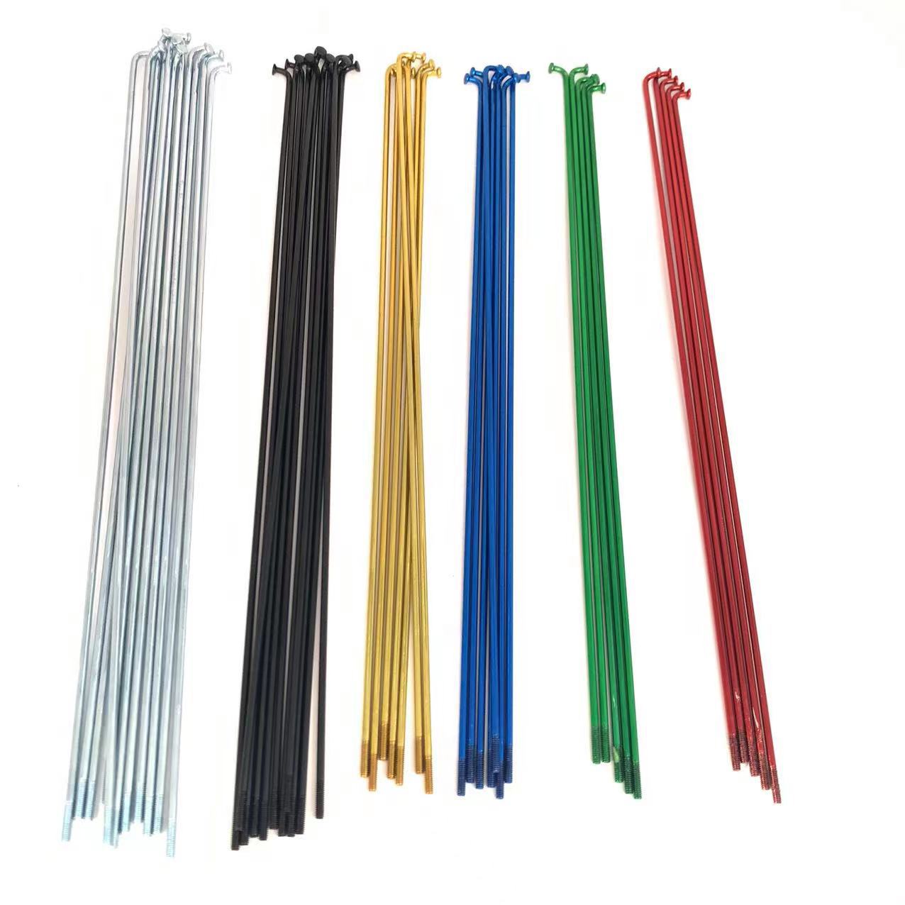 Разноцветные спицы для велосипедов 12-14-16 дюймов оцинкованные