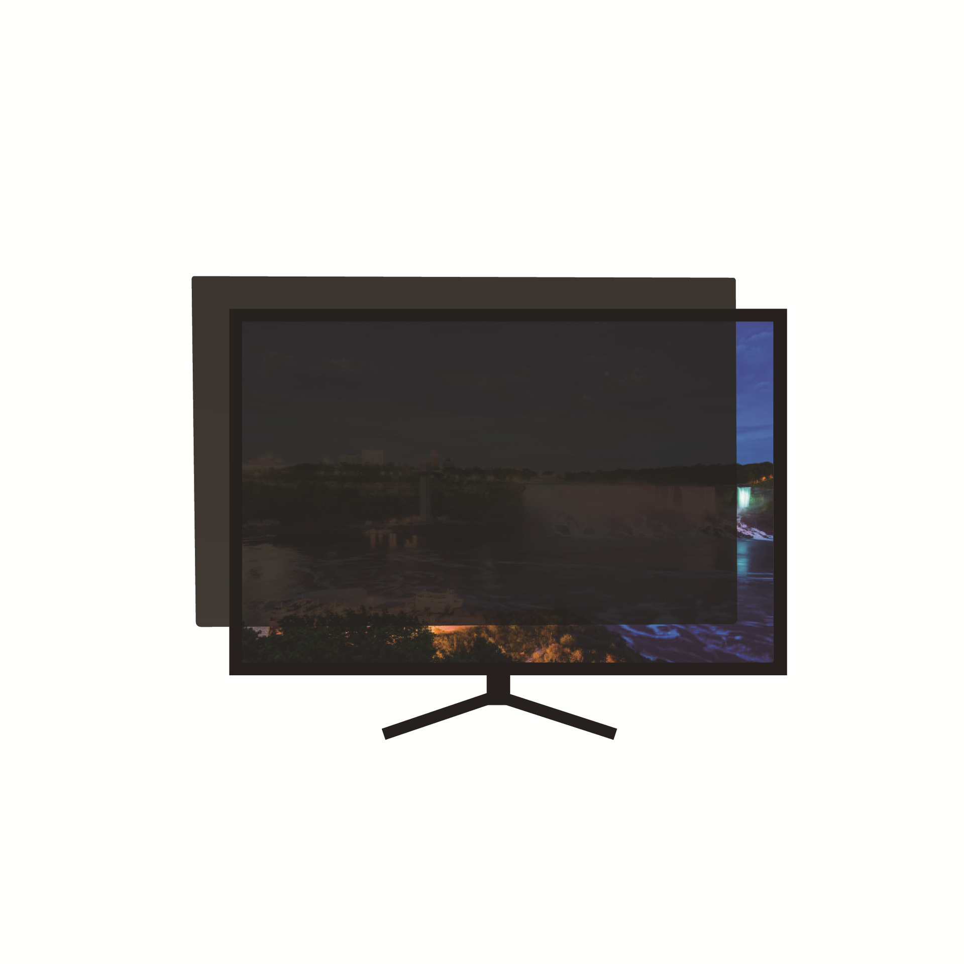 Desktop computer anti-peep film 14/15.6/21.5 inch 23.8 inch 24.6 inch notebook computer anti-peep film