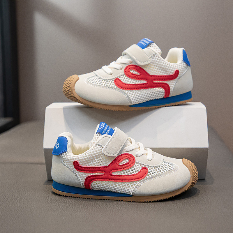 Boys' Shoes 2025 Summer New Kidsren's Forrest Gump Shoes Mesh Breathable Mesh Shoes Girls' Sneakers Sports White Shoes