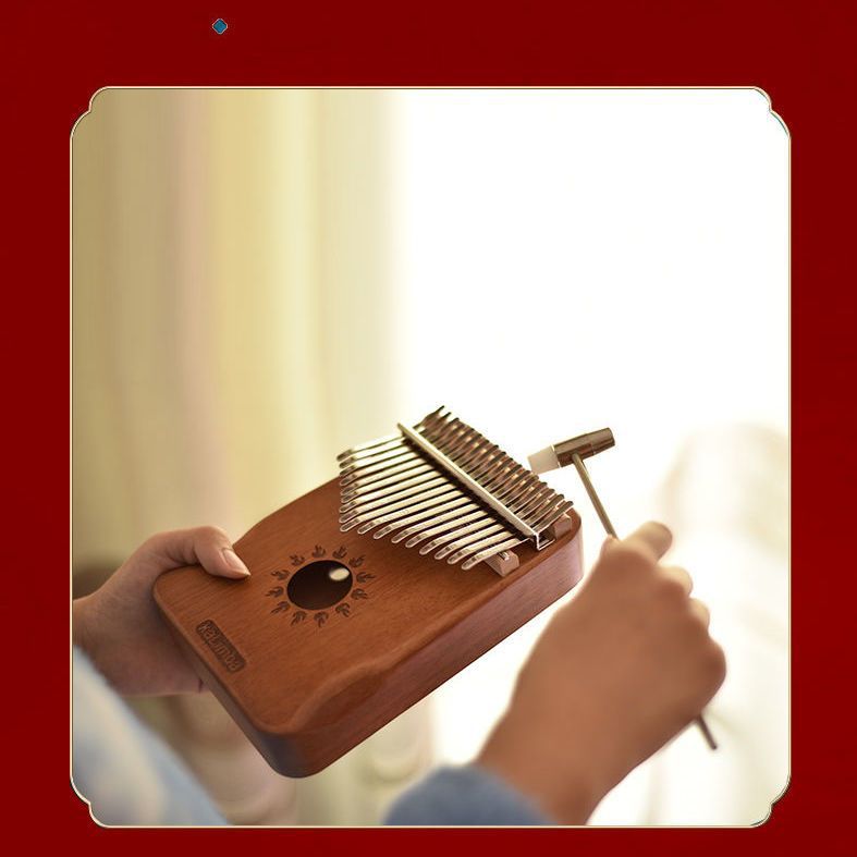 Thumb piano kalin bachen 17-tone 21-tone finger piano cross-border explosives small musical instrument hand gift kalimba