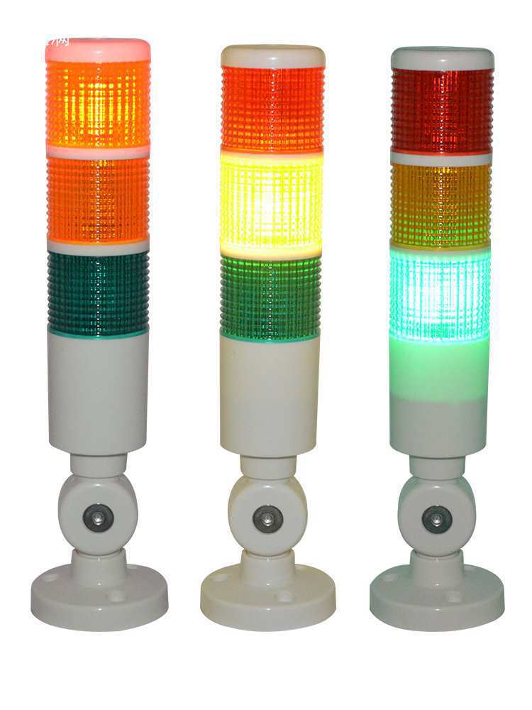 Multi-Layer Warning Light Machine Tool Three-Color Light Led Signal Light Tower Sound and Light Alarm Indicator Light Running Fault Light 24V