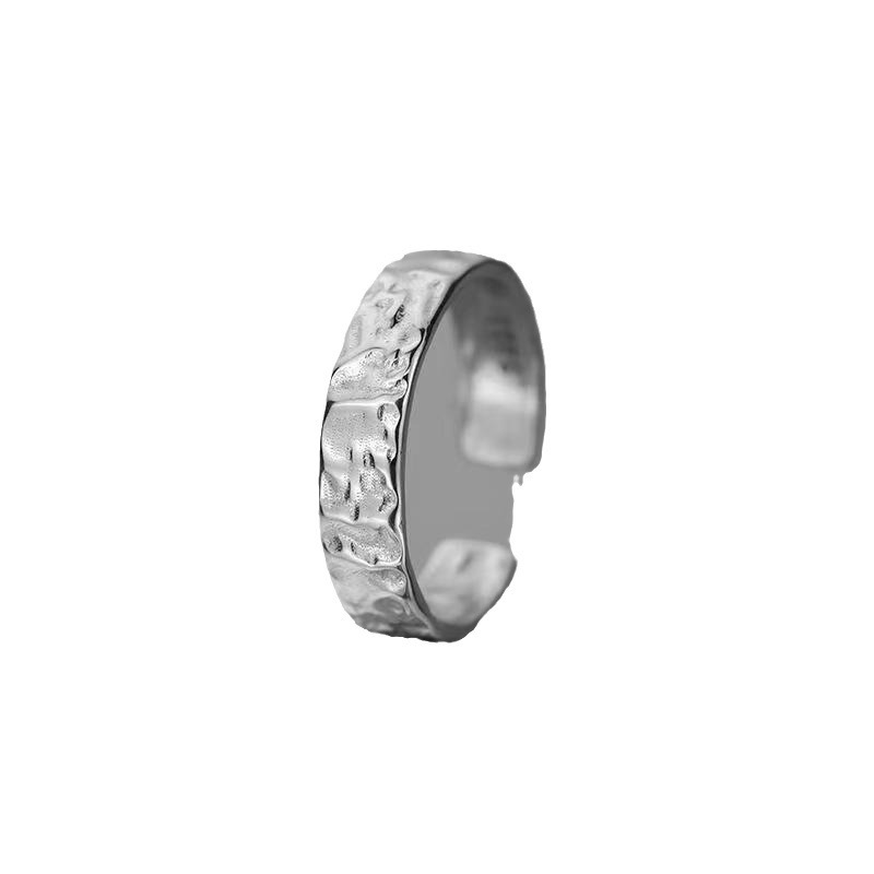 Hip hop index finger men's ring single ring retro all-match open ring ins trendy ring men's adjustable