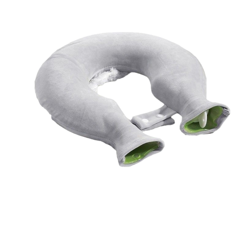 New Large U-Shaped Hot Water Bottle Cloth Cover Neck Wrap Water-Filled Neck and Shoulder Warmer Cervical Spine Hot Compress Warm Water Bag Foot Warmer Hand Warmer