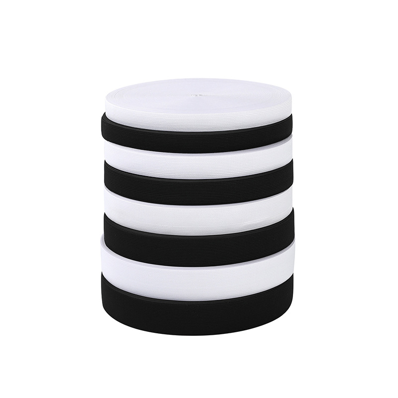 Black and white in stock crocheted elastic band eye mask belt clothing accessories inner rubber leg strap crocheted elastic band