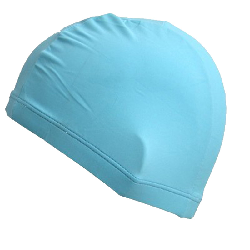Wholesale spot high elastic head solid color swimming cap breathable adult unisex can be spot
