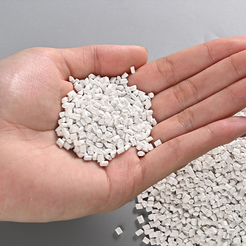 High-Flow Pc White Masterbatch Manufacturer Direct Sales Hard Plastic Product Masterbatch Enhanced Toughness for Household Appliance Shell Injection Molding