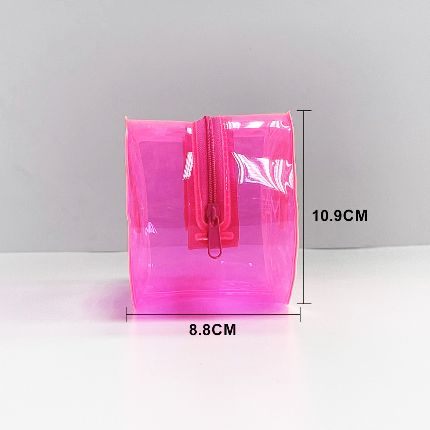 Mac Officially Licensed Lip Pvc Cosmetic Bag Portable Transparent Beauty Storage Bag Fashionable Makeup Tool Organizer Bag