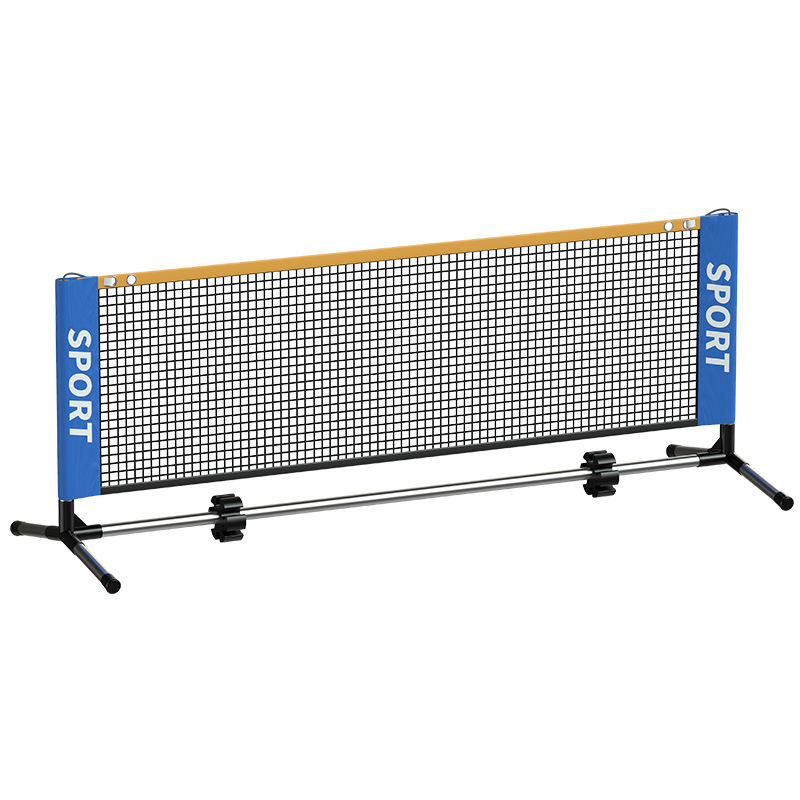 Stainless Steel Pickleball Rack Portable Outdoor Tennis Rack Simple Folding Home Pickleball Rack Removable and Adjustable